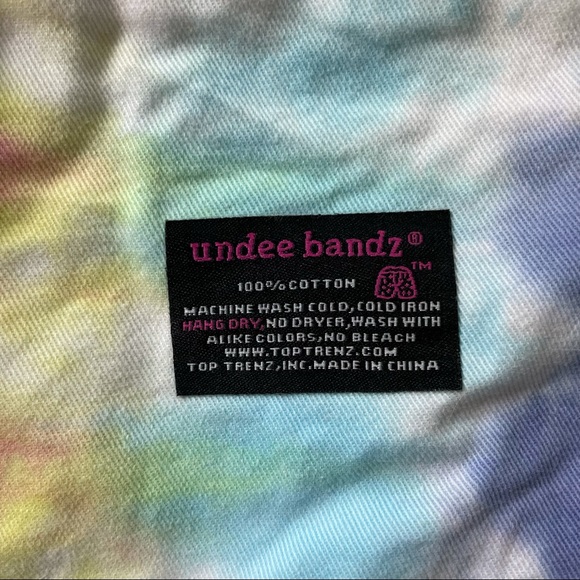 Tie Dye Peace Drawstring Bag - Picture 5 of 5